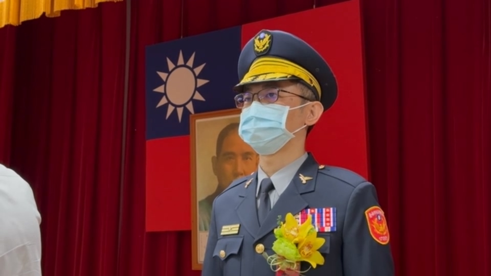 台南市學甲警分局新任分局長劉全福。辛啓松攝
