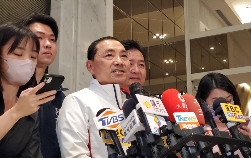 侯友宜表示,努力想要做事的人都會團結在一起。中央社