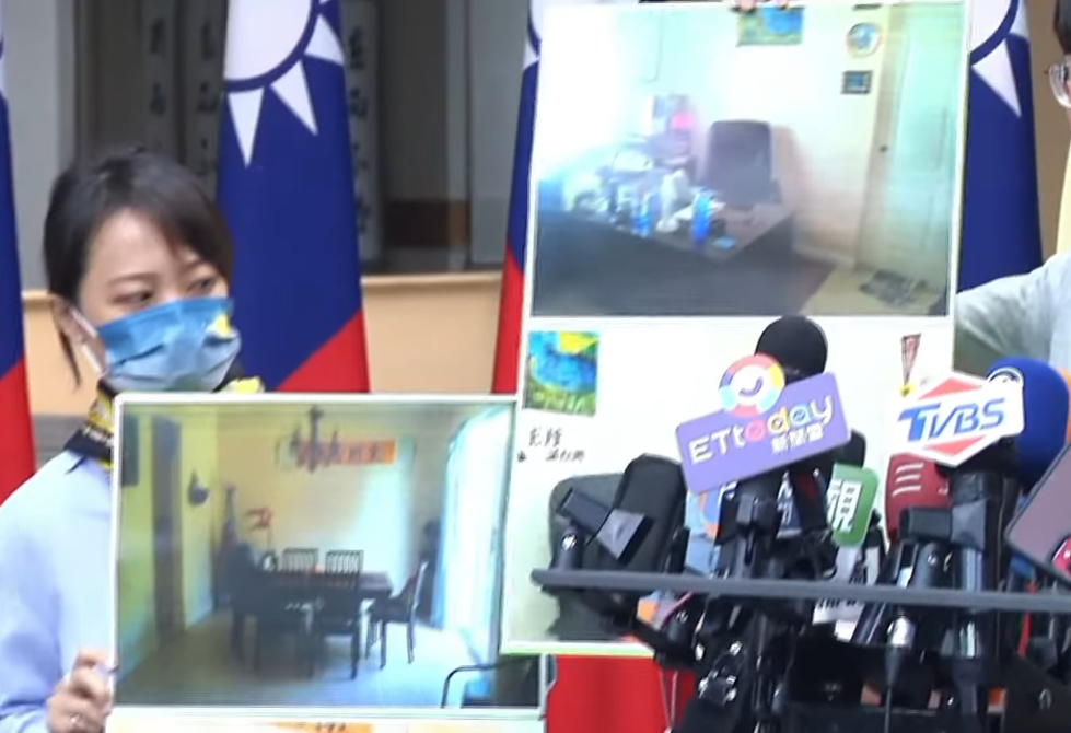 李先生秀出王丹房間照片。翻攝畫面