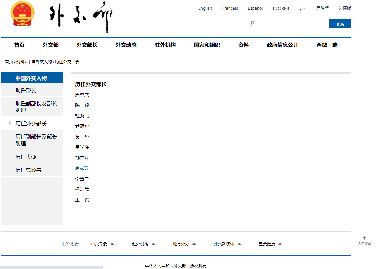 中國外交部