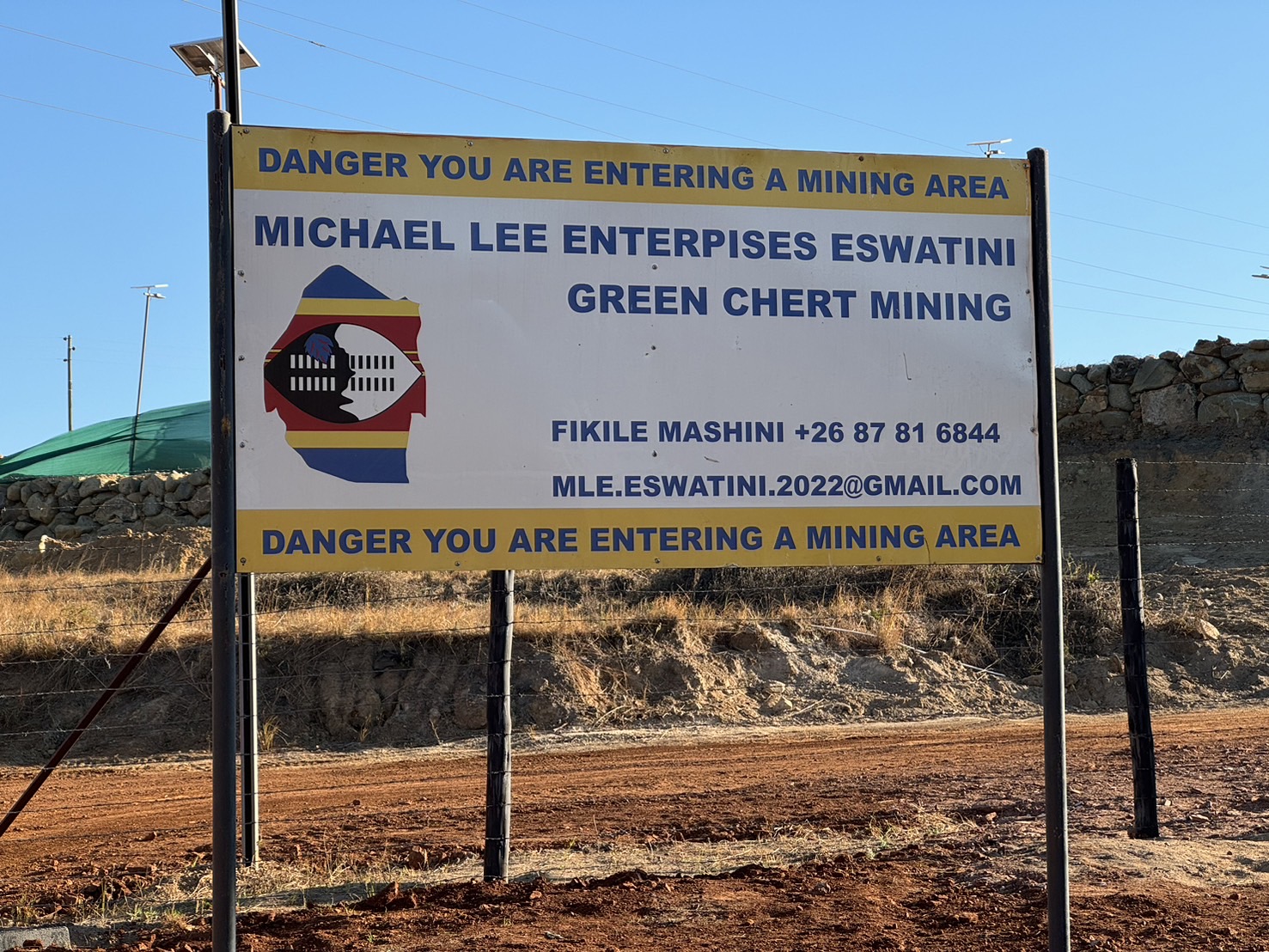 李雲偉在史國註冊的採礦公司Michael Lee Enterprises，位在該國西北部Malolotja自然保護區內。陳偉周攝