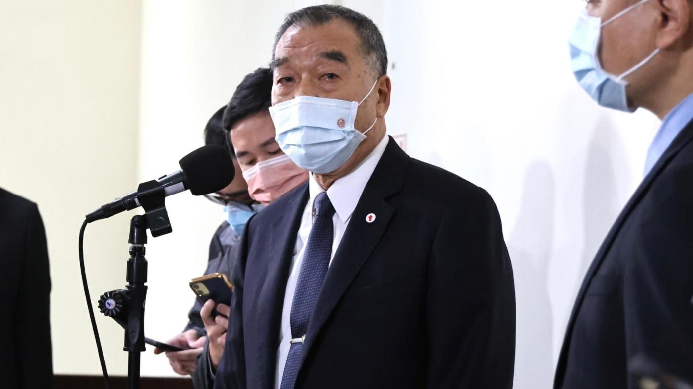 針對美售我拖式、標槍飛彈迄今1枚未交付，國防部長邱國正澄清說是因疫情與俄烏戰爭影響。林啟弘攝