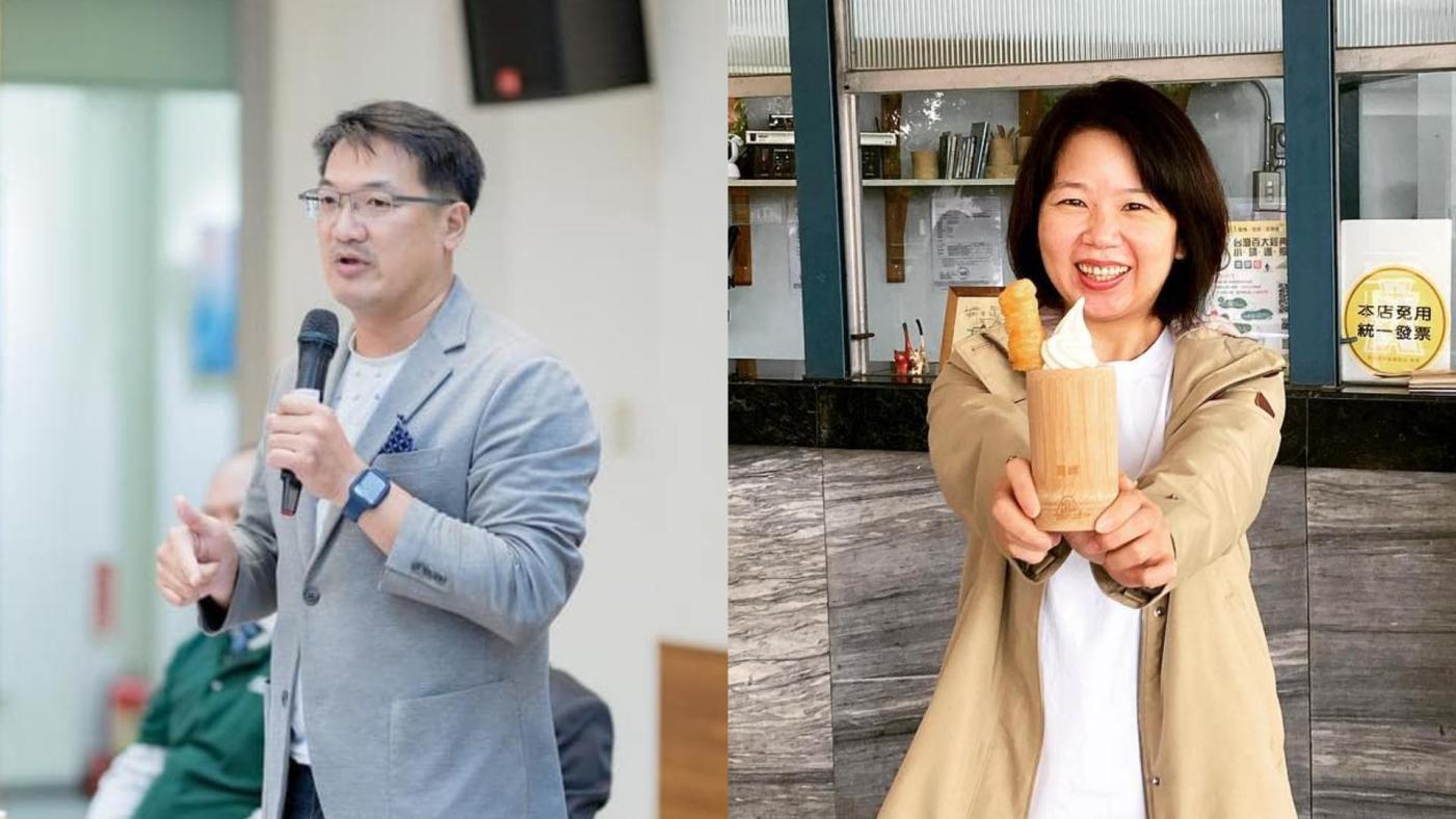 前基隆市議員張淵翔以及前立委、現任國民黨婦女部主任林麗蟬加入市府團隊。翻攝張淵翔、林麗蟬臉書