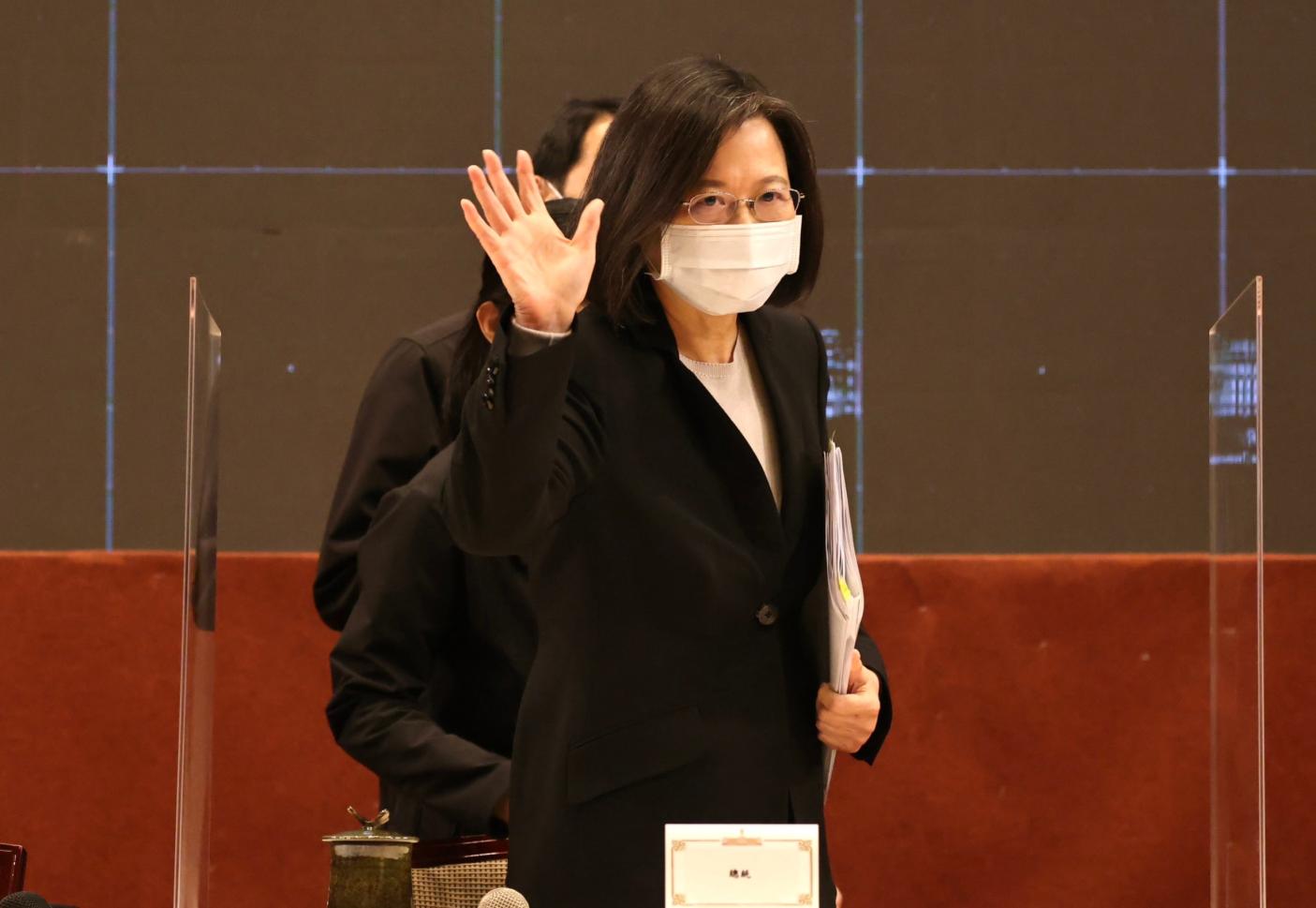 蔡英文總統表示，未來會視情況考慮安排媒體提問。林啟弘攝