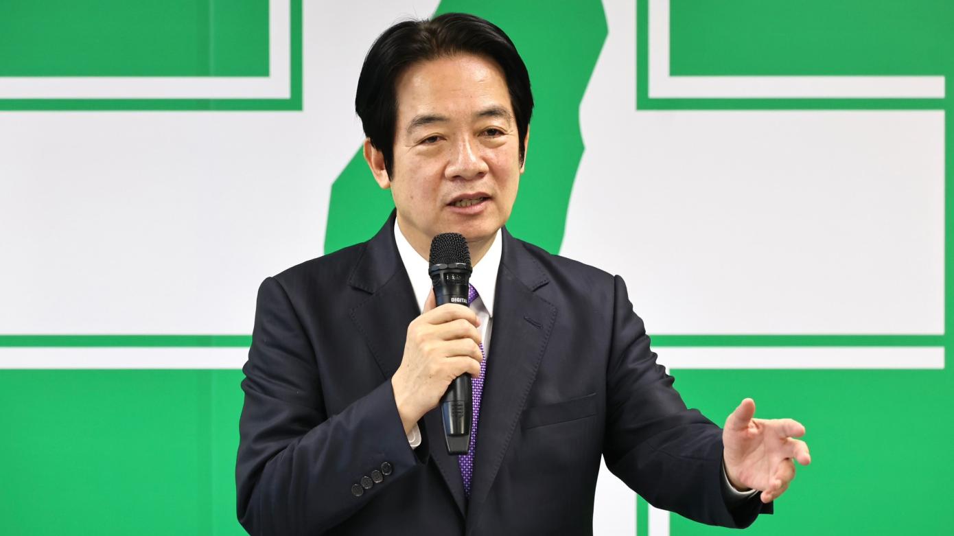 賴清德今正式接任民進黨主席，四大黨務革新首重黑金、學倫議題。林啟弘攝