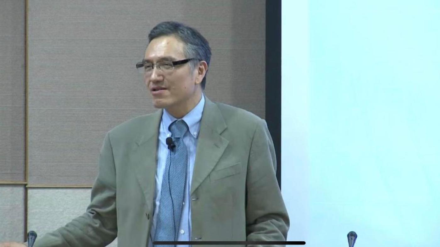 中研院士朱雲漢辭世，享壽67歲 。翻攝自中研院YouTube