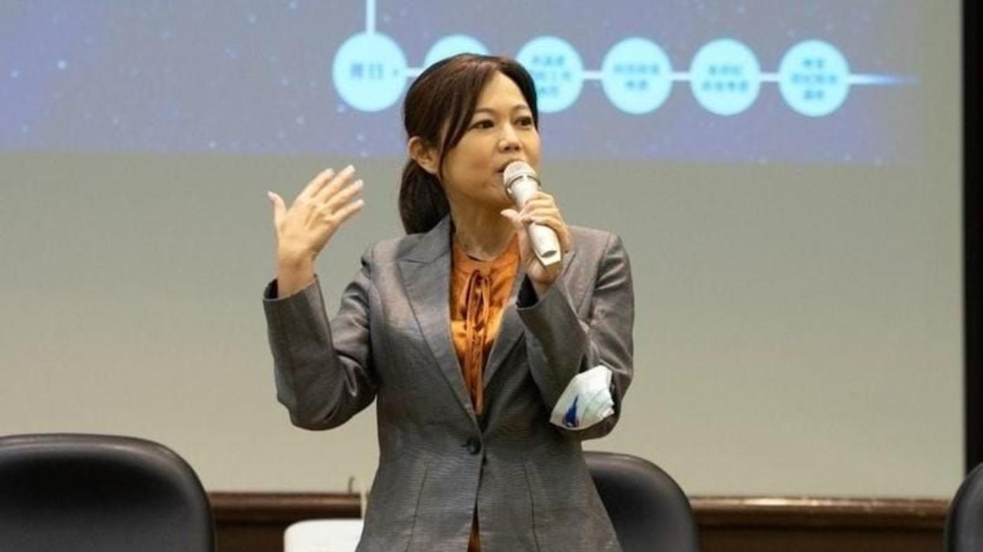 國民黨台北市議員游淑慧日前表態爭取內港湖立委初選，挑戰現任民進黨立委高嘉瑜。翻攝游淑慧臉書