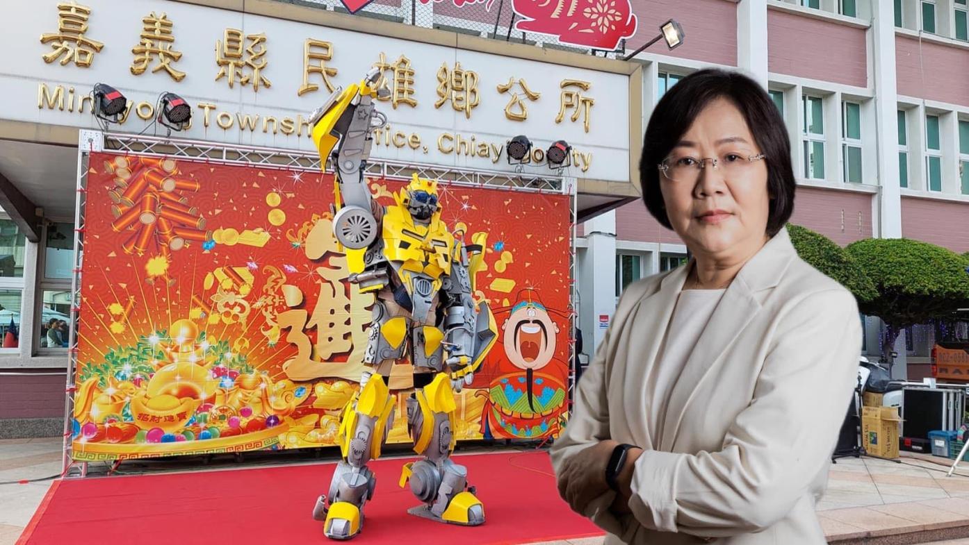民雄鄉長林于鈴中正大學碩論被認定抄襲，碩士學位遭撤銷。翻攝林于鈴臉書