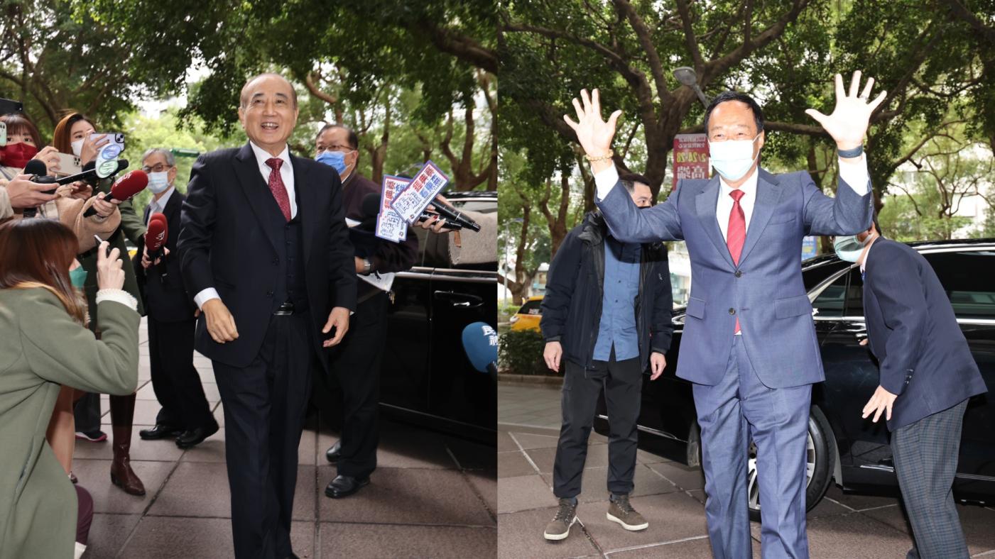 郭台銘拜會王金平。林啟弘攝