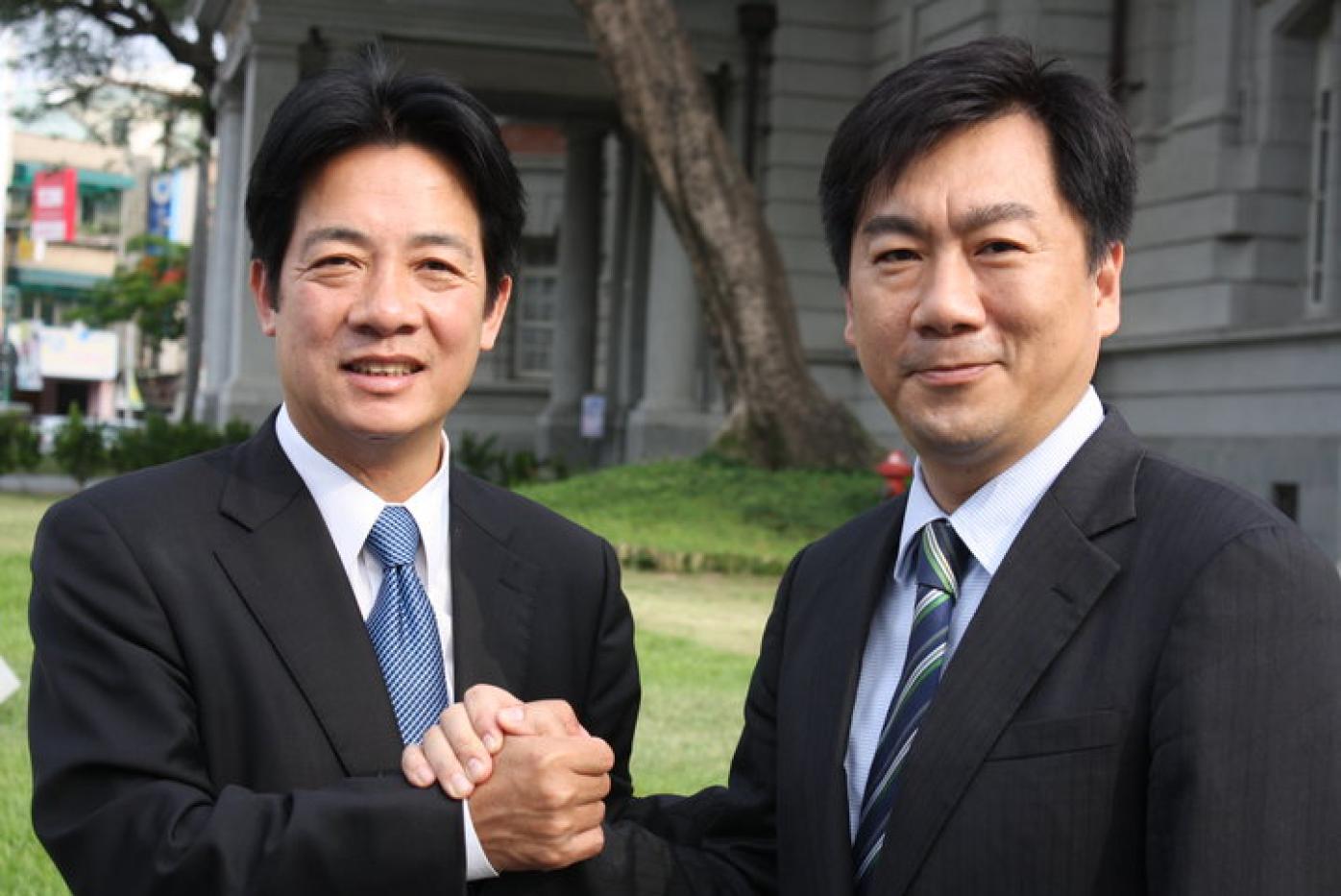 陳宗彥（右）被視為賴清德嫡系人馬。翻攝陳宗彥臉書