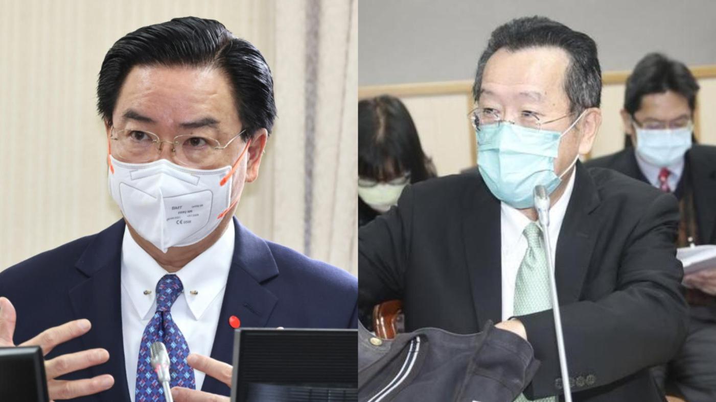 《金融時報》爆料稱吳釗燮（左）與顧立雄（右）將赴美，祕密與華府官員會面。資料照片／林啟弘攝、中央社