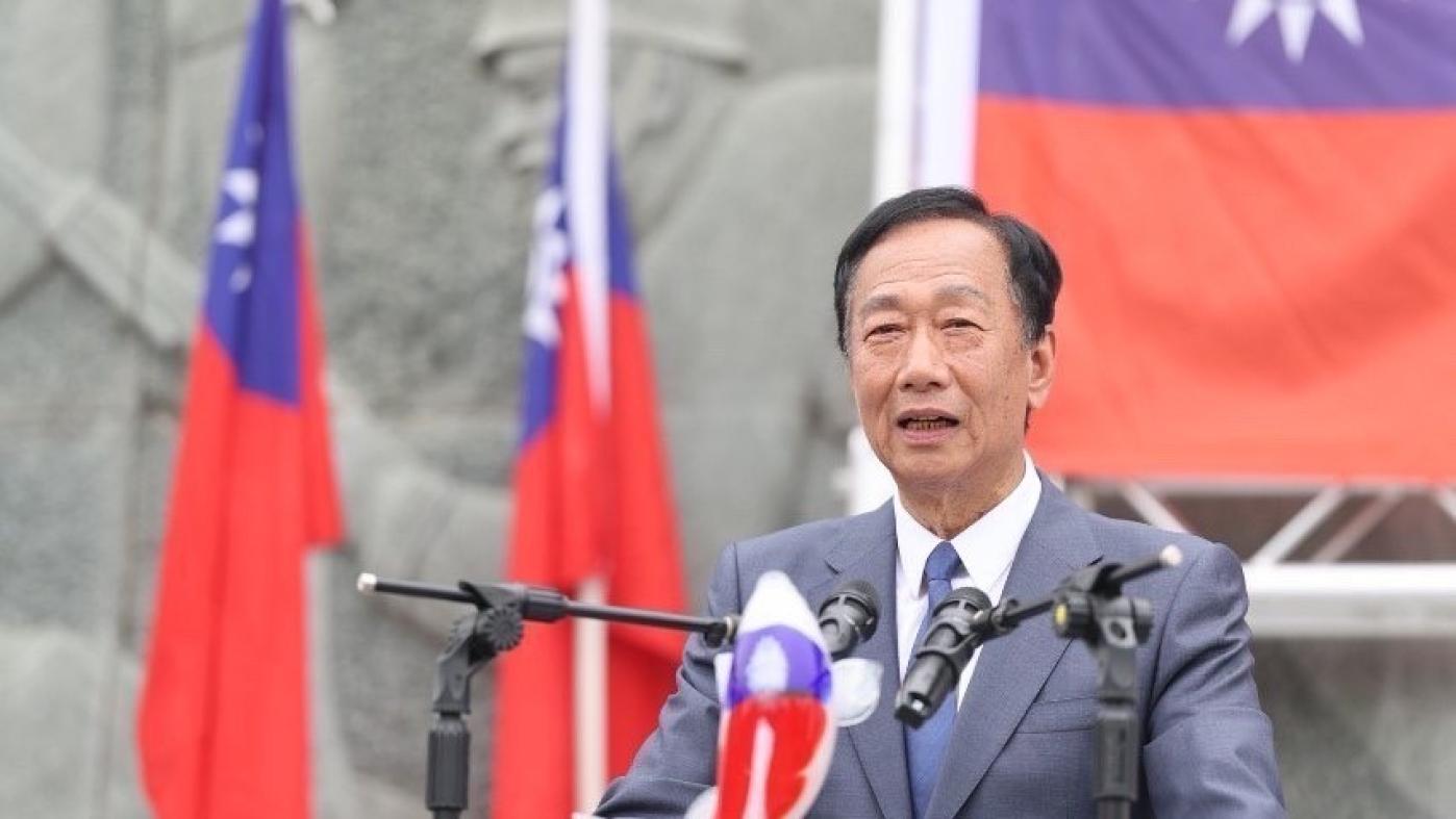 媒體人黃光芹指鴻海創辦人郭台銘有說會選到底。翻攝郭台銘臉書