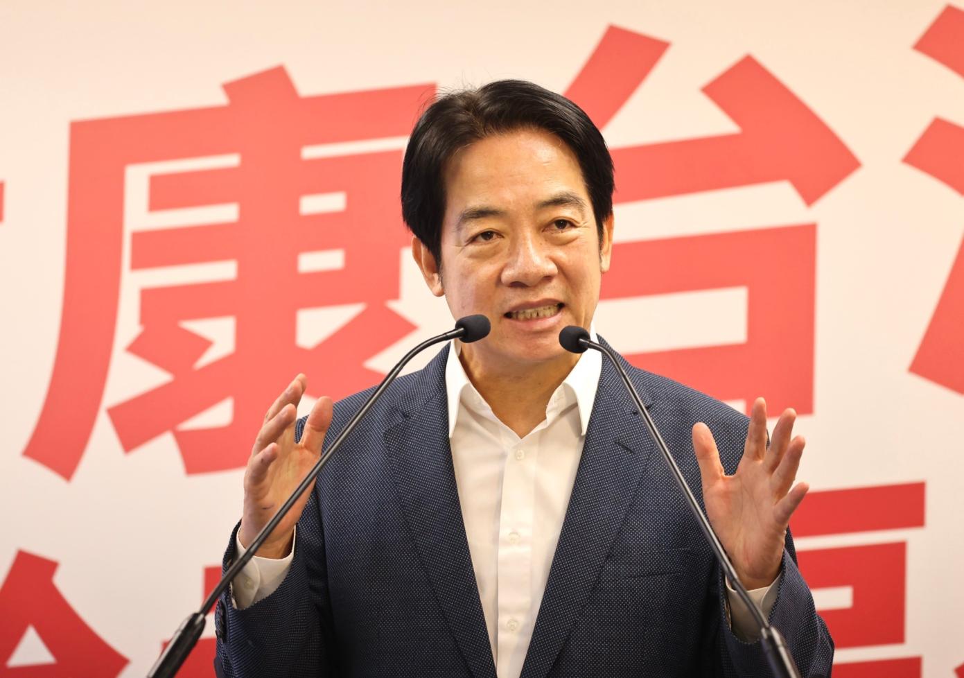 民進黨總統參選人賴清德今提出「健康台灣樂齡幸福社會」醫療長照政策。林啟弘攝