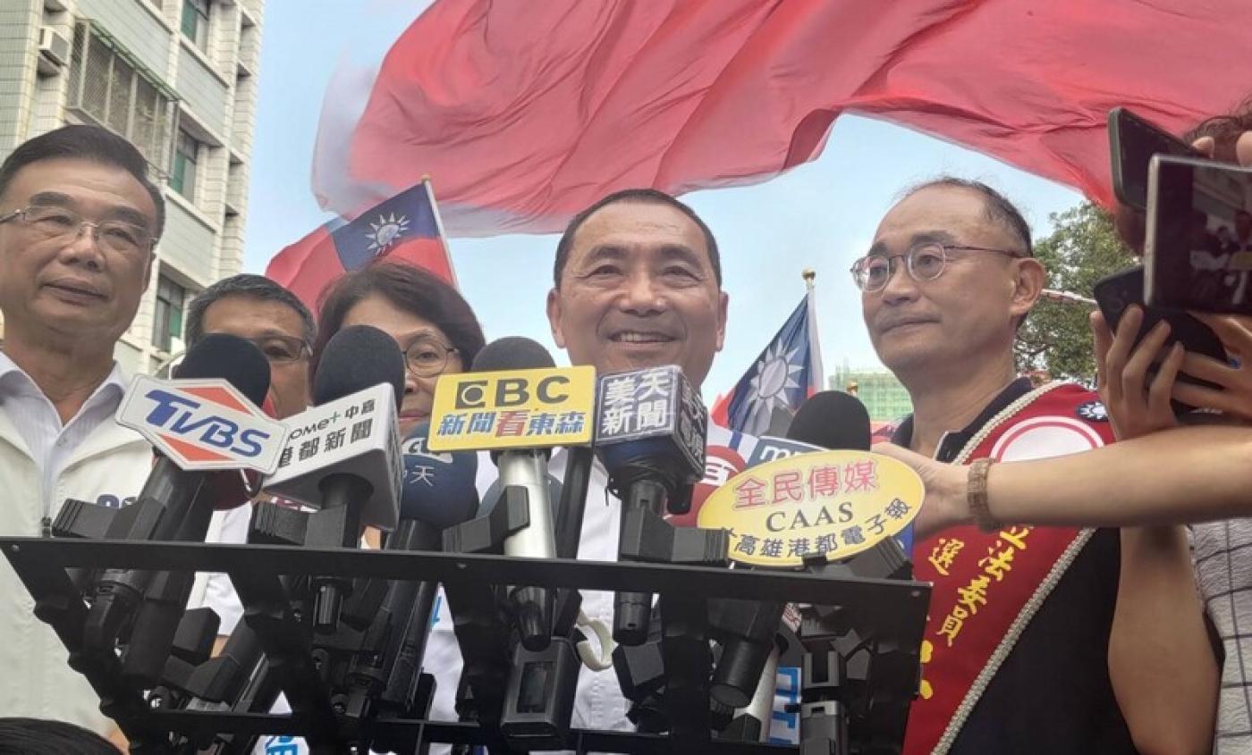 國民黨總統參選人侯友宜。中央社