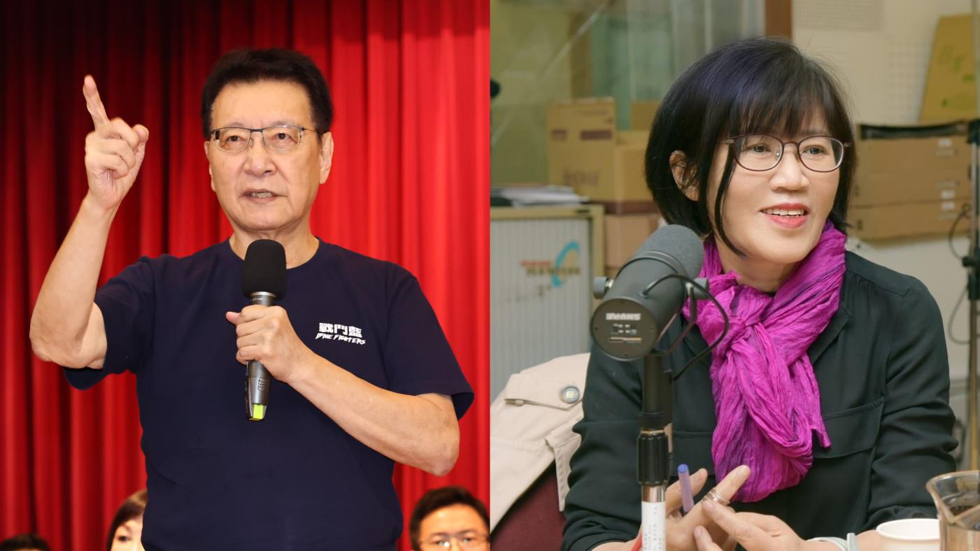 中廣董事長趙少康（左）成為國民黨副總統參選人、公視與華視董事徐瑞希（右）名列民眾黨不分區立委提名名單，外界關注是否違反黨政軍條款。左林啟弘攝、右翻攝徐瑞希臉書