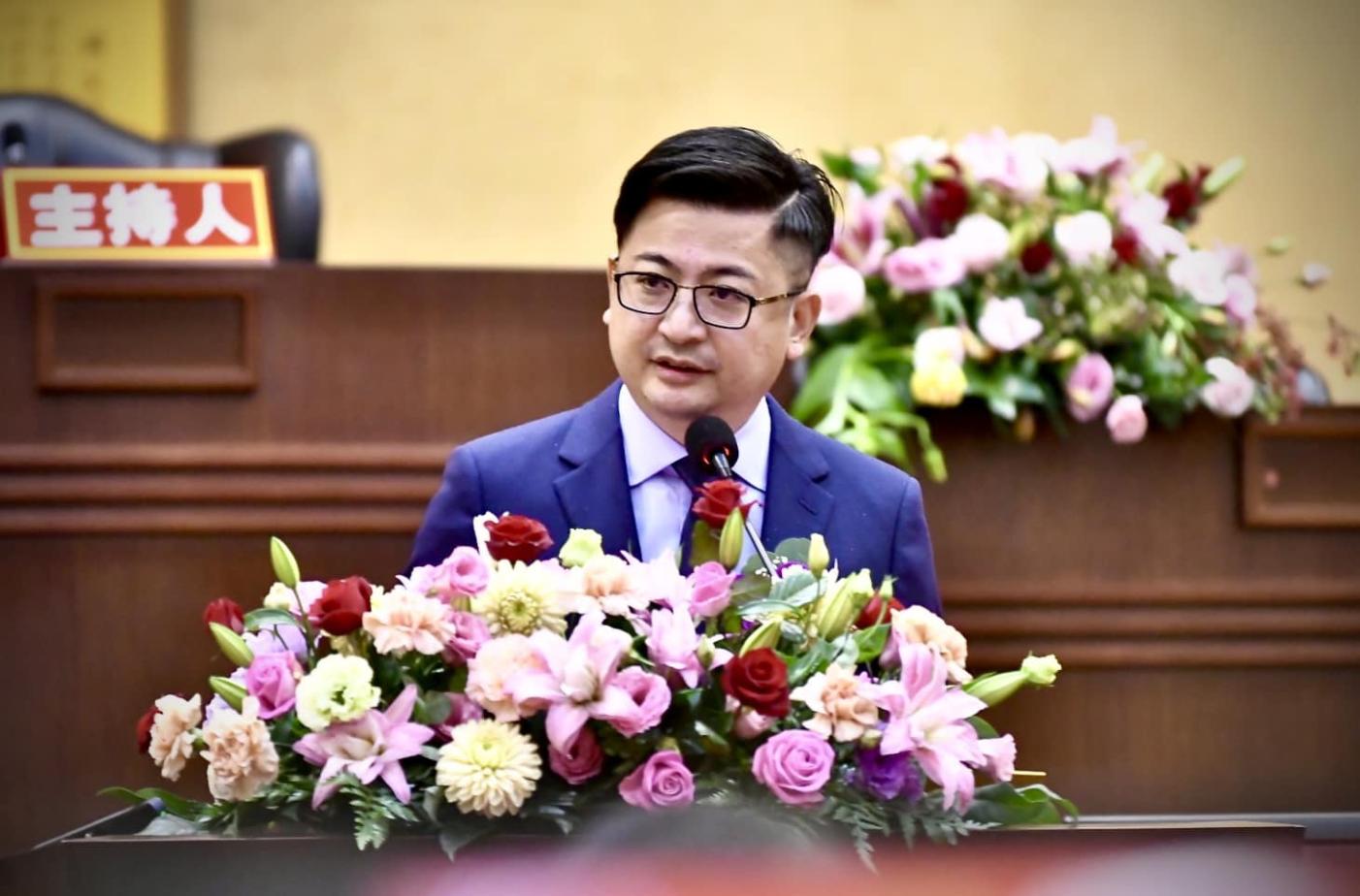 彰化縣議長謝典林。翻攝謝典林臉書