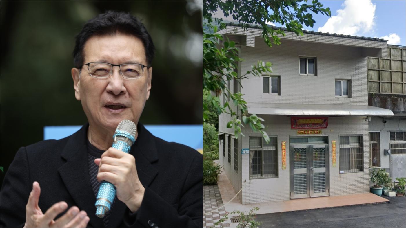 媒體爆料賴清德萬里老家有「憲兵站崗、警設巡邏點」，趙少康批假公濟私。中央社、翻攝Google Maps