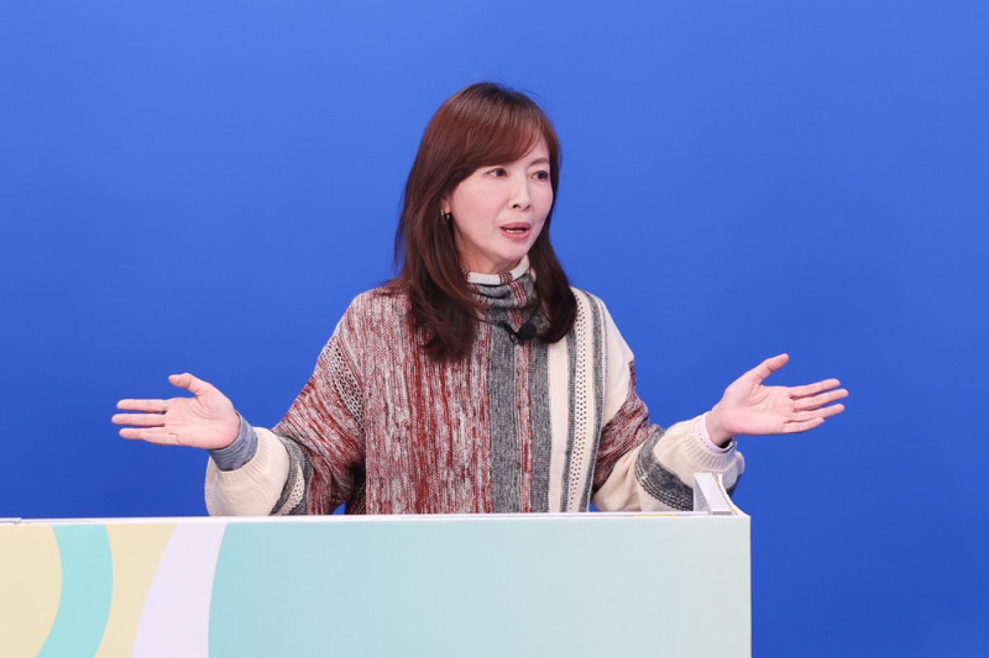 郭昱晴當選本屆民進黨不分區立委，從演藝圈轉戰政壇。中央社