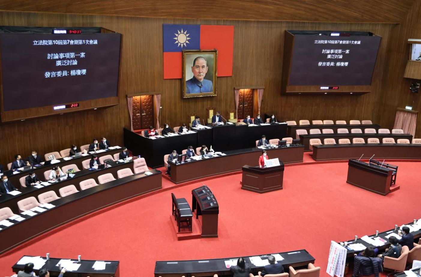 立法院議場。資料照片／林啟弘攝
