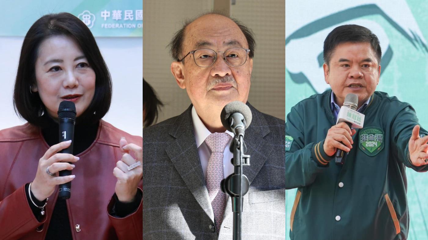 左起吳思瑤、柯建銘(林啟弘攝)、莊瑞雄。翻攝臉書