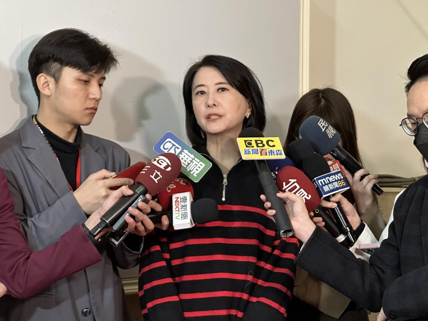 國民黨立委王鴻薇3日表示，無論是民進黨還是民眾黨主動遊說喬院長，都違反民眾黨公開宣示的4大國會改革訴求。資料照片／林啟弘攝