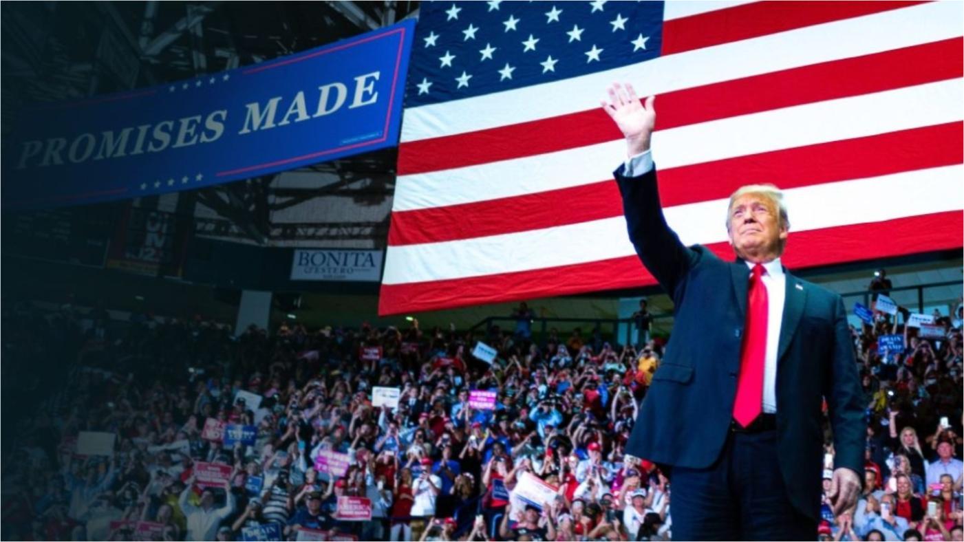 美國前總統川普。翻攝donaldtrump.com網頁