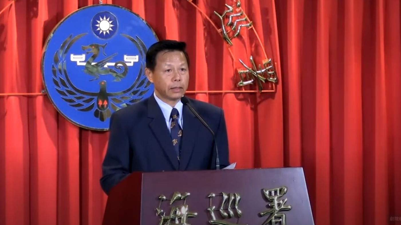 海巡署副署長謝慶欽3日表示，經查「大進滿88號」漁船被登檢位置距中國晉江深滬鎮11.2浬，位於中國大陸領海內。翻攝海巡署YT頻道