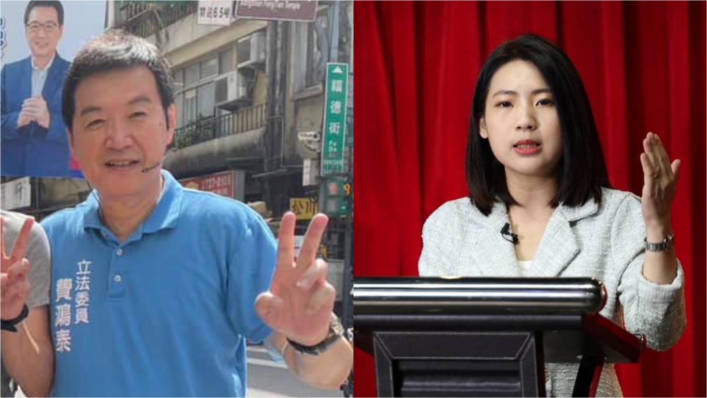 國民黨台北市立委第7選區（信義南松山）費鴻泰（左）與徐巧芯（右）之爭，22日公布結果。翻攝費鴻泰、徐巧芯臉書