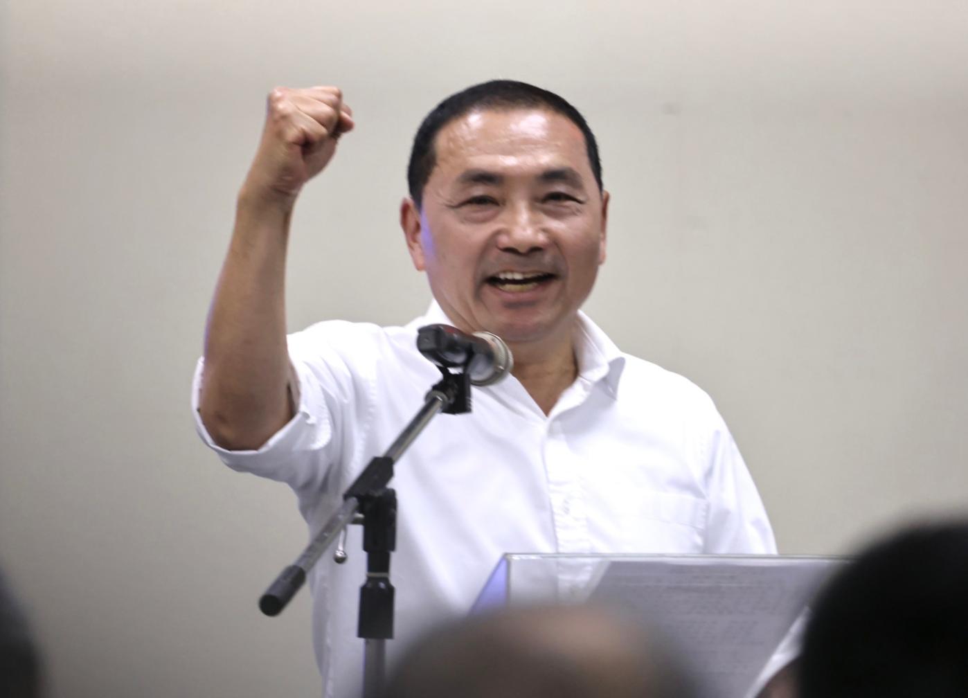 侯友宜強調參選就要當選。林啟弘攝