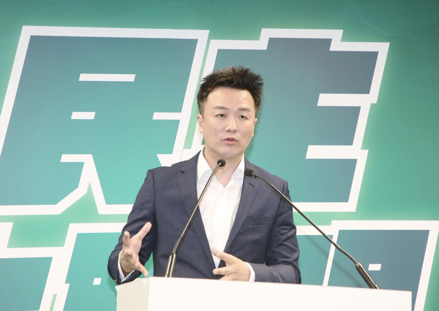 民進黨徵召無黨籍政治評論員李正皓參選新北市第九選區立委。中央社