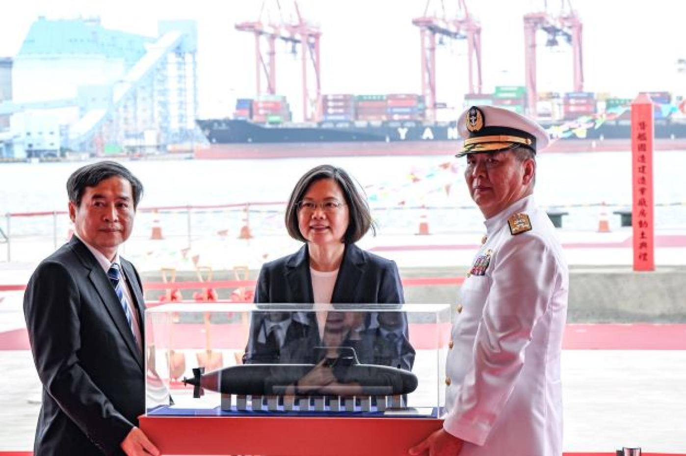首艘潛艦國造的原型艦確定9月下旬舉行命名及下水典禮。資料照片