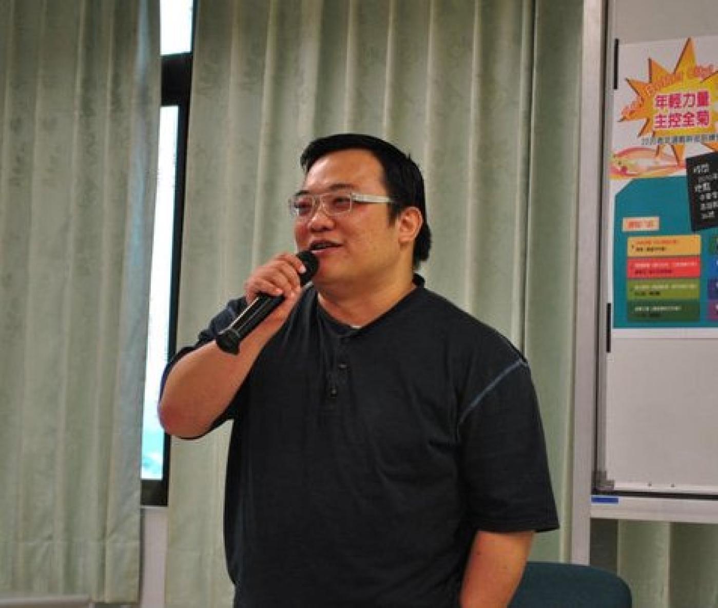 台南市政府前顧問洪智坤。翻攝洪智坤臉書
