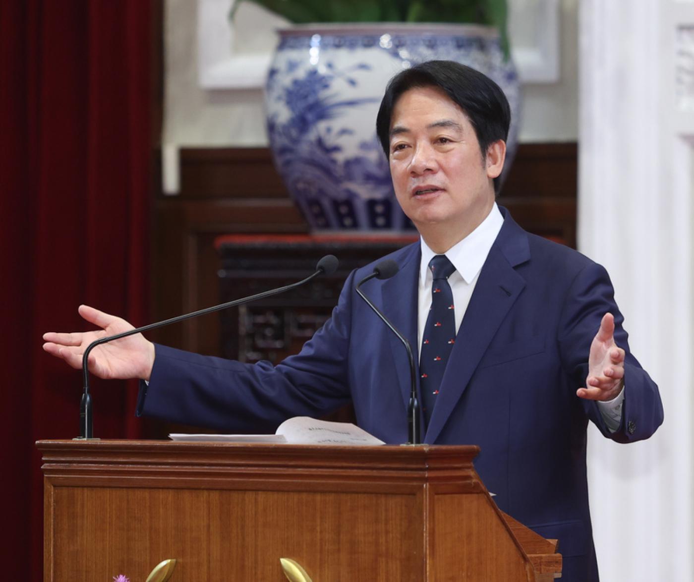 副總統賴清德。中央社