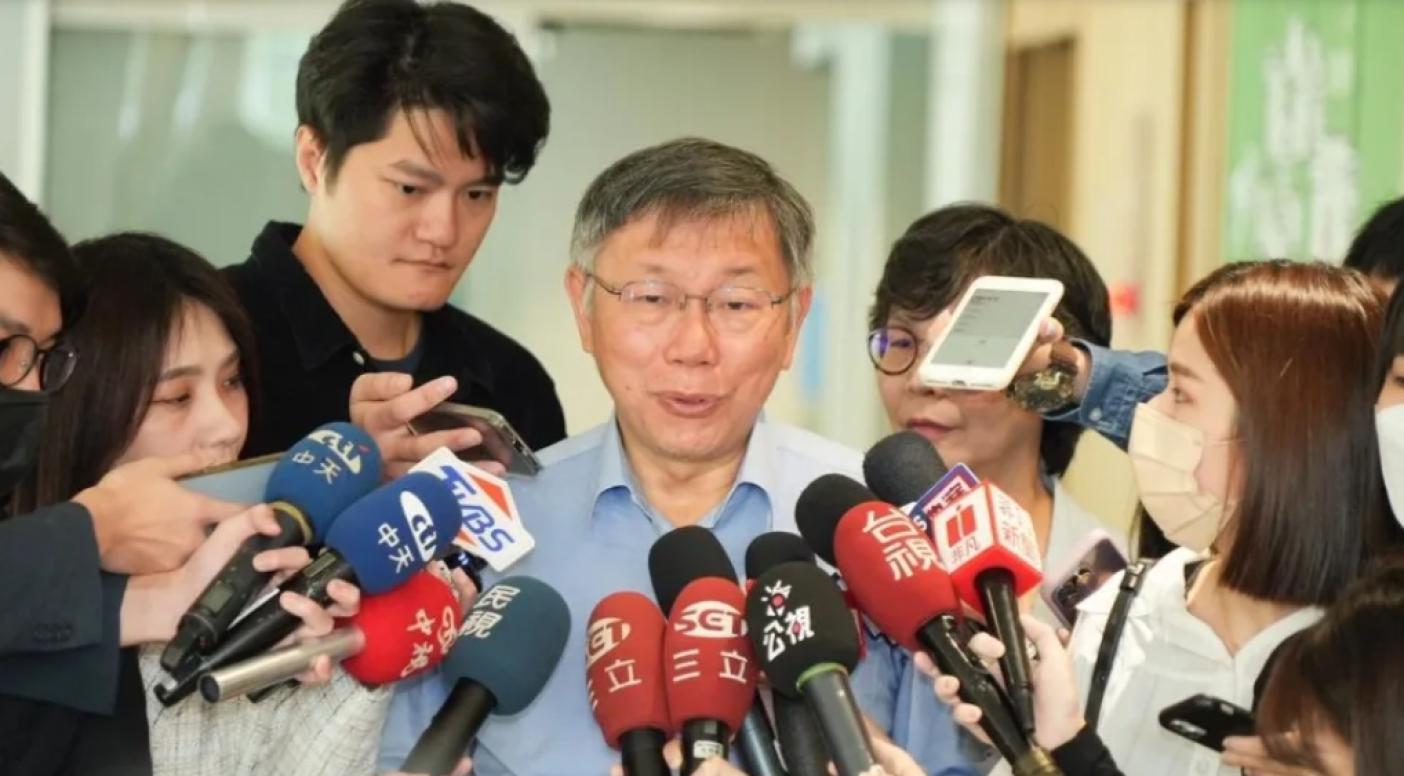 柯文哲出席創業合作日日春。民眾黨提供